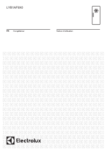 Mode d’emploi Electrolux LYB1AF9X0 Congélateur