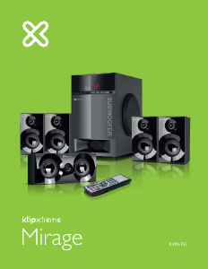 Manual Klip Xtreme KWS-751 Mirage Speaker
