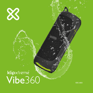 Manual Klip Xtreme KBS-800 Vibe360 Altifalante