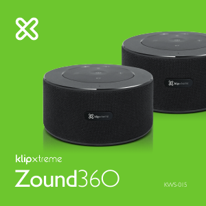 Manual Klip Xtreme KWS-015 Zound360 Speaker