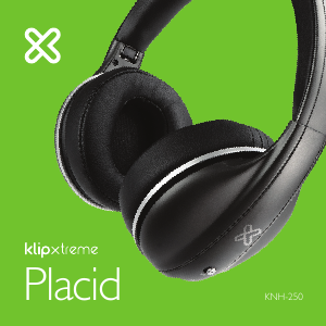 Handleiding Klip Xtreme KNH-250 Placid Koptelefoon