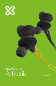 Manual Klip Xtreme KHS-633BK Athletik Headphone
