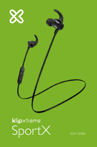 Manual de uso Klip Xtreme KSM-700BK SportX Auriculares