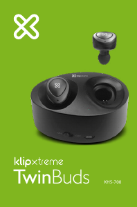 Handleiding Klip Xtreme KHS-700 TwinBuds Koptelefoon