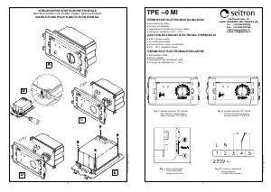 Manuale Seitron TPEEI0MI Termostato