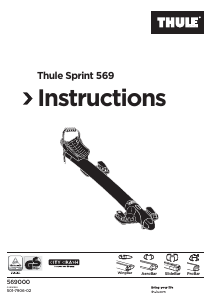 Instrukcja Thule Sprint 569 Bagażnik rowerowy