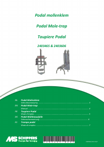 Manual de uso Schippers Podal Maxi Trampa para topo