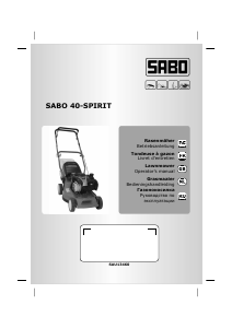 Руководство SABO 40-Spirit Газонокосилка