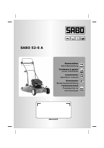 Bedienungsanleitung SABO 52-S A Rasenmäher