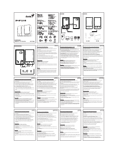 Manuál Genius SP-HF1250B Reproduktor