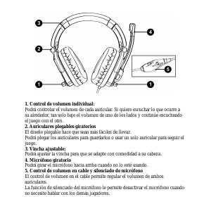 Manual de uso Genius HS-G550 Lychas Headset