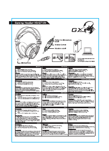 Manual Genius HS-G710V Headset