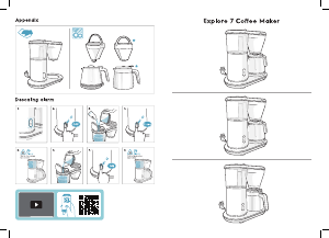 Hướng dẫn sử dụng Electrolux E7CM1-4MTM Explore 7 Máy pha cà phê