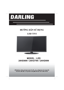 Hướng dẫn sử dụng Darling 24HD699 Ti vi LED