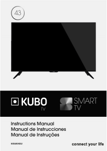 Manual Kubo K4564V43U Televisor LED