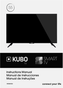 Manual de uso Kubo K4566V55U Televisor de LED