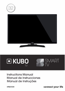 Manual de uso Kubo K4563V32H Televisor de LED