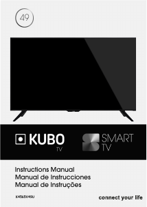 Manual de uso Kubo K4565V49U Televisor de LED