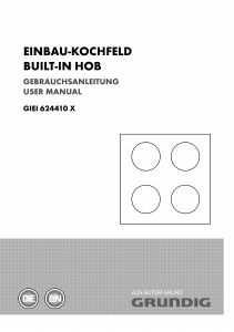 Manual Grundig GIEI 624410 X Hob