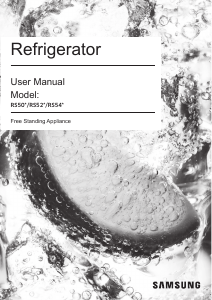 Manual Samsung RS52N3313BC Fridge-Freezer