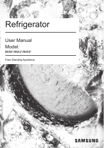 Manual Samsung RS54N3103SA Fridge-Freezer