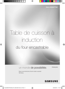 Mode d’emploi Samsung NZ84F7NC6AB/EF Table de cuisson