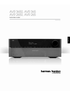 Handleiding Harman Kardon AVR 365 Receiver