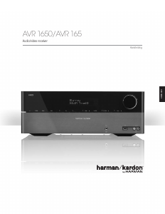 Handleiding Harman Kardon AVR 1650 Receiver