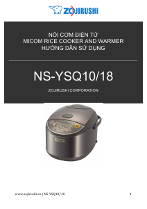 Hướng dẫn sử dụng Zojirushi NS-YSQ18 Nồi cơm điện