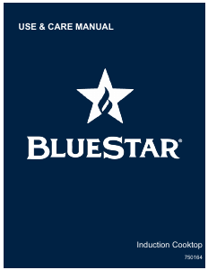 Handleiding BlueStar BSP36INDCKT Kookplaat