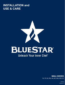 Manual BlueStar BZ030MLPLT Cooker Hood