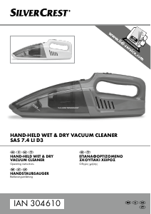 Manual SilverCrest IAN 304610 Handheld Vacuum