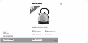 Manual SilverCrest IAN 274355 Kettle