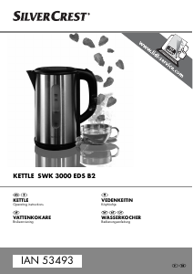 Manual SilverCrest IAN 53493 Kettle