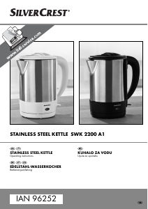 Manual SilverCrest IAN 96252 Kettle