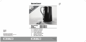 Handleiding SilverCrest IAN 311758 Waterkoker