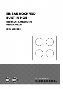 Manual Grundig GIEV 613420 E Hob