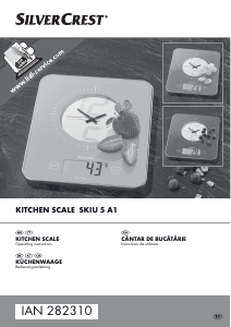 Manual SilverCrest IAN 282310 Cântar de bucătărie