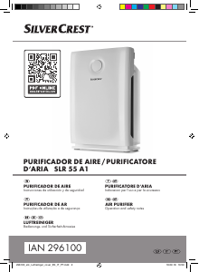 Manual SilverCrest IAN 296100 Air Purifier