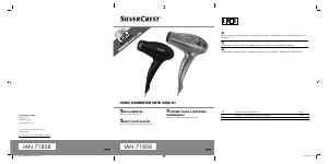 Manuál SilverCrest IAN 71808 Vlasový vysoušeč