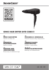 Handleiding SilverCrest SHTD 2200 E1 Haardroger