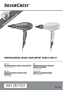 Manual SilverCrest IAN 281935 Hair Dryer