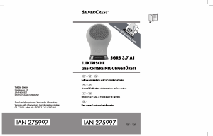 Manuale SilverCrest IAN 275997 Spazzola per la pulizia del viso