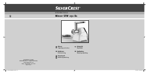 Bruksanvisning SilverCrest IAN 71981 Köttkvarn