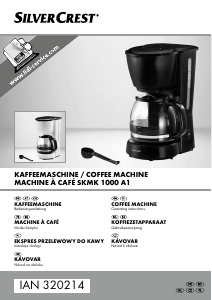 Manual SilverCrest IAN 320214 Coffee Machine