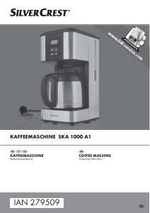 Manual SilverCrest IAN 279509 Coffee Machine