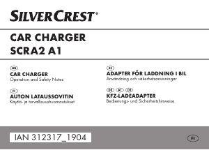 Käyttöohje SilverCrest SCRA2 A1 Autolaturi