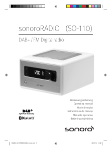 Manuale Sonoro SO-110 Radiosveglia