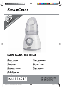 Manual SilverCrest IAN 114213 Facial Sauna