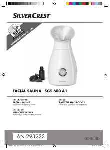 Manual SilverCrest IAN 293233 Facial Sauna